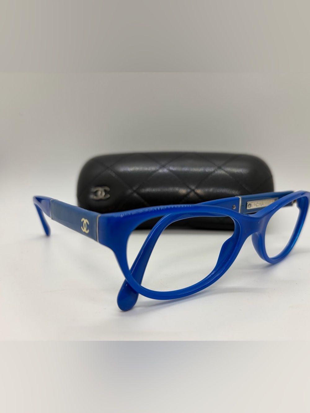 CHANEL 3233O Blue Cat-Eye Eyeglass Frames 52-16